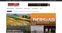 Desktop Screenshot of bodrumhaber48.com